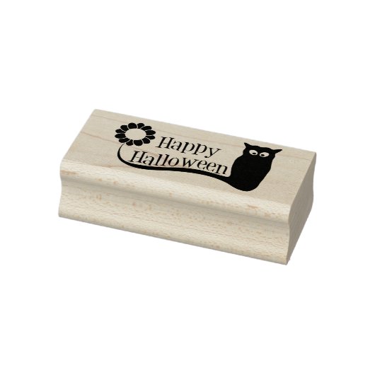 Happy Halloween 2 Silhouette Kunst Briefmarke Gummistempel (Stempel)