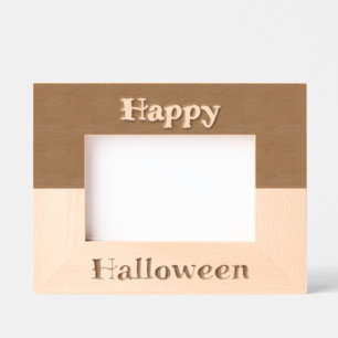 Happy Halloween 2-Tone Bilderrahmen Geätzte Rahmen