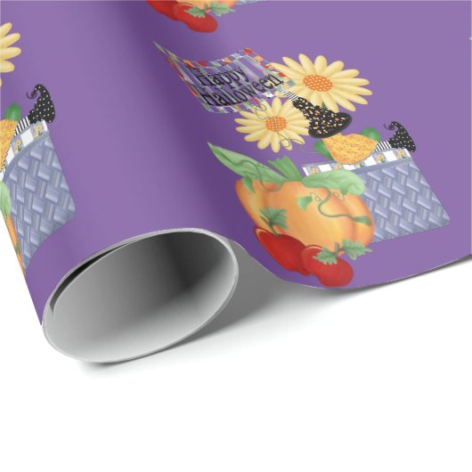 Happy Halloween 3 Geschenkpapier (Rolleneckpunkt)