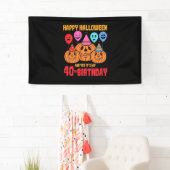Happy Halloween 40. Geburtstag Banner (Insitu)