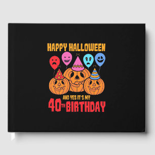 Happy Halloween 40. Geburtstag Gästebuch