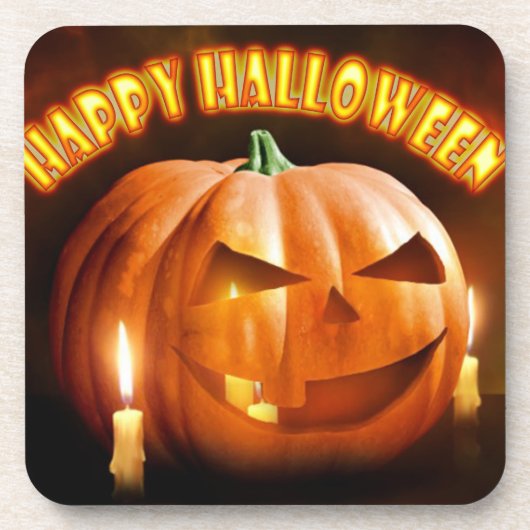 Happy Halloween 5 Untersetzer (Vorderseite)
