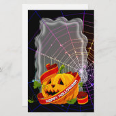 Happy Halloween 6A Stationery Briefpapier (Vorne/Hinten)