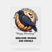 Happy Halloween Acrylschild (Vorderseite)