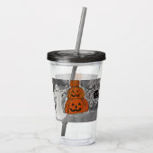 Happy Halloween Acryltrinkbecher (Rückseite)
