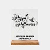 Happy Halloween Acrylzeichen Acrylschild (Vorderseite)