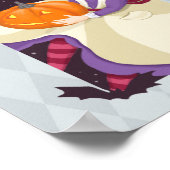 Happy Halloween Alice im Wunderland Poster (Ecke)