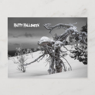 Happy halloween Alien Postcard Postkarte