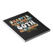 Happy Halloween And Yes Its My 60th Birthday Notizblock (angewinkelt)