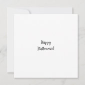 Happy Halloween | Anime Couple Holding Hands Karte (Rückseite)