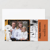 Happy Halloween Ankündigung (Vorne/Hinten)