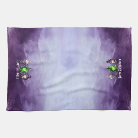 Happy Halloween Apothecary Jar Geschirrtuch (Horizontal)