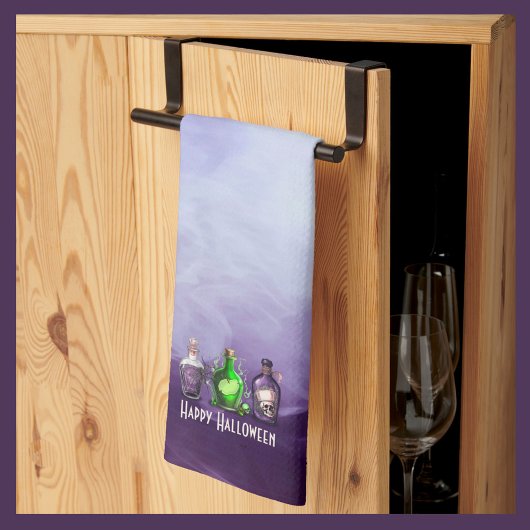 Happy Halloween Apothecary Jar Geschirrtuch
