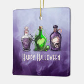 Happy Halloween Apothecary Jar Keramikornament (Links)