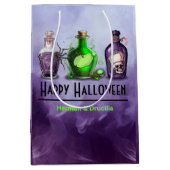 Happy Halloween Apothecary Jar Mittlere Geschenktüte (Vorderseite)