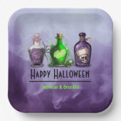 Happy Halloween Apothecary Jar Pappteller (Vorderseite)