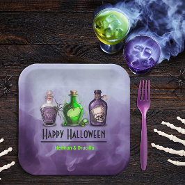 Happy Halloween Apothecary Jar Pappteller