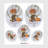 Happy Halloween Aufkleber (Blatt)