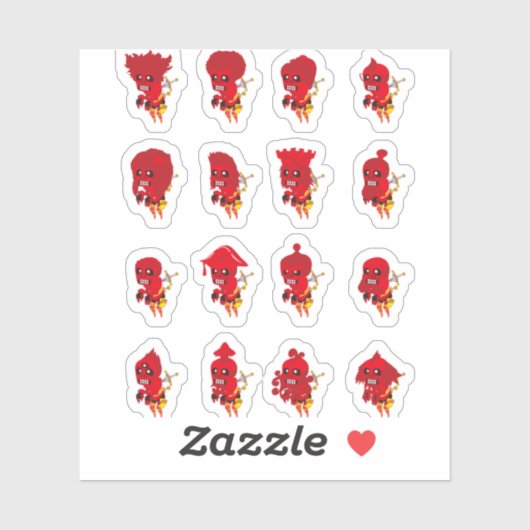 Happy-halloween-Aufkleber Aufkleber (Blatt)