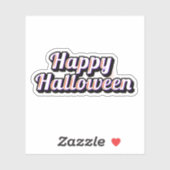 Happy-halloween-Aufkleber Aufkleber (Blatt)