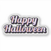 Happy-halloween-Aufkleber Aufkleber (Vorderseite)