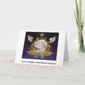 Happy Halloween aus dem Weltraum Karte (Rückseite)