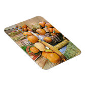 Happy Halloween Autumn Display Pumpkins Magnet (Rechte Seite)