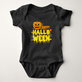Happy Halloween Baby Strampler