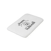 Happy Halloween Badematte (Schrägansicht)