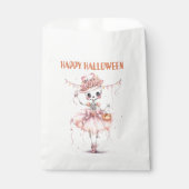 Happy Halloween | Ballerina Skeleton Favor Bags Geschenktütchen (Vorderseite)