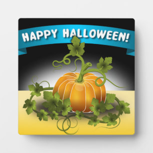 'HAPPY HALLOWEEN' BANNER FOTOPLATTE