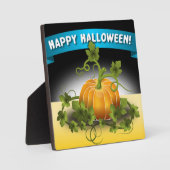 'HAPPY HALLOWEEN' BANNER FOTOPLATTE (Vorderseite)