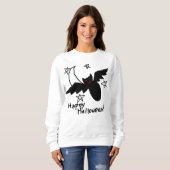 Happy Halloween Bat and Moon Sweatshirt (Vorne ganz)