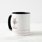 Happy Halloween Bat Custom Coffee Tasse (Vorderseite Links)