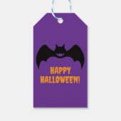 Happy Halloween Bat Geschenkanhänger (Rückseite)