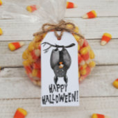 Happy Halloween Bat Gift Tag Geschenkanhänger