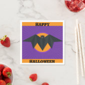 Happy Halloween Bat Party Napkins Serviette (Beispiel)