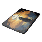 Happy Halloween Bath Mat Badematte (Schrägansicht)