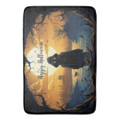 Happy Halloween Bath Mat Badematte (Vorderseite Vertikal)