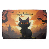 Happy Halloween Bath Mat Badematte (Vorderseite)