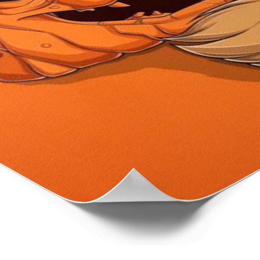 Happy Halloween Beagle Hexe Poster (Ecke)