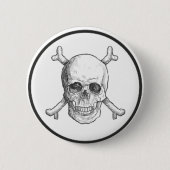 Happy Halloween Beängstigend Cat Button (Vorderseite)