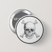 Happy Halloween Beängstigend Cat Button (Vorne & Hinten)