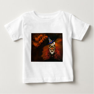 Happy Halloween Beängstigend Clown Baby T-shirt