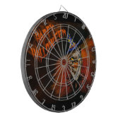 Happy Halloween Beängstigend Clown Dartscheibe (Vorderseite Links)