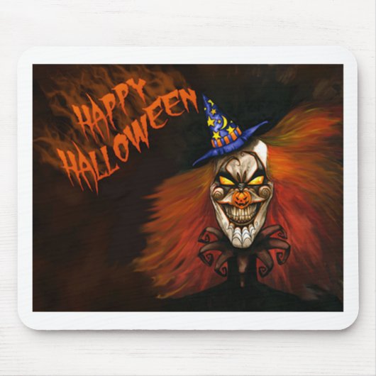 Happy Halloween Beängstigend Clown Mousepad (Vorne)