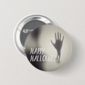 Happy Halloween Beängstigend Hand Abzeichen Button (Vorne & Hinten)