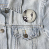 Happy Halloween Beängstigend Hand Abzeichen Button (Beispiel)