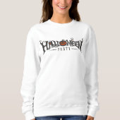 Happy Halloween Beängstigend Kürbisgesicht Sweatshirt (Vorderseite)