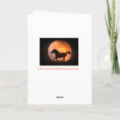 Happy Halloween Beängstigend Owl Card Karte (Rückseite)